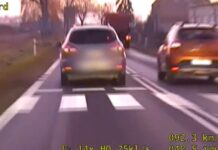 Wyprzedzanie na skrzyżowaniu i przejściu dla pieszych. Wideo