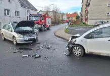 Zderzenie Peugeota z Toyotą