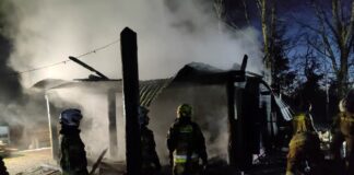 Nad ranem spłonął domek letniskowy