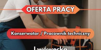 Praca. Poszukiwany konserwator, pracownik techniczny