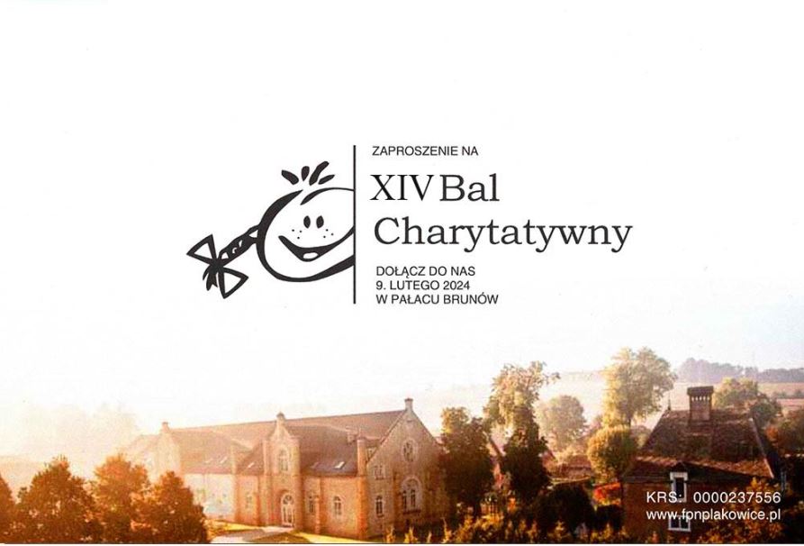 Zapraszamy na XIV Bal Charytatywny w Brunowie