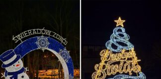 Bajkowe dekoracje świąteczne w Świeradowie- Zdroju