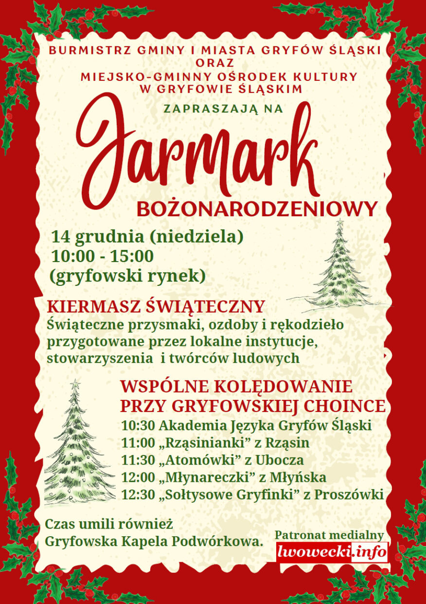 Gryfów Śląski: Jarmark Bożonarodzeniowy 2025