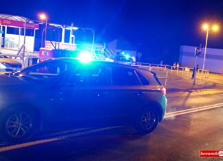 Jechał slalomem. Miał blisko 2 promile