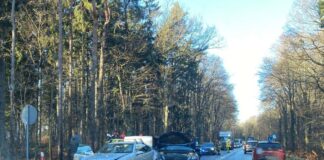 Zdarzenie drogowe na DK 30