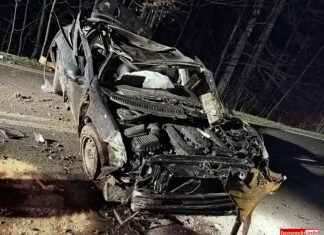 Dramat na drodze wojewódzkiej