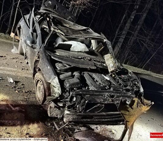 Dramat na drodze wojewódzkiej