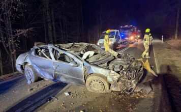 Policja o sobotnim wypadku