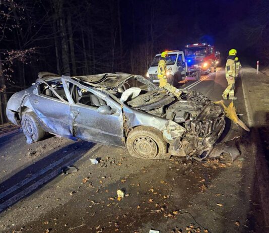 Policja o sobotnim wypadku