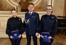 Uroczyste ślubowanie nowoprzyjętych policjantek