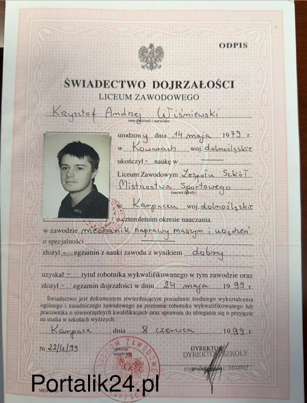 Prokuratura sprawdza autentyczność świadectw starosty