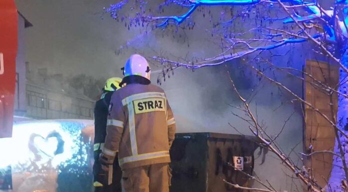 Pierwszy pożar w Nowym Roku