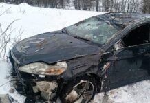 Spieszył się po pijackiej jeździe. Auto odholował… ciągnąc je na dachu