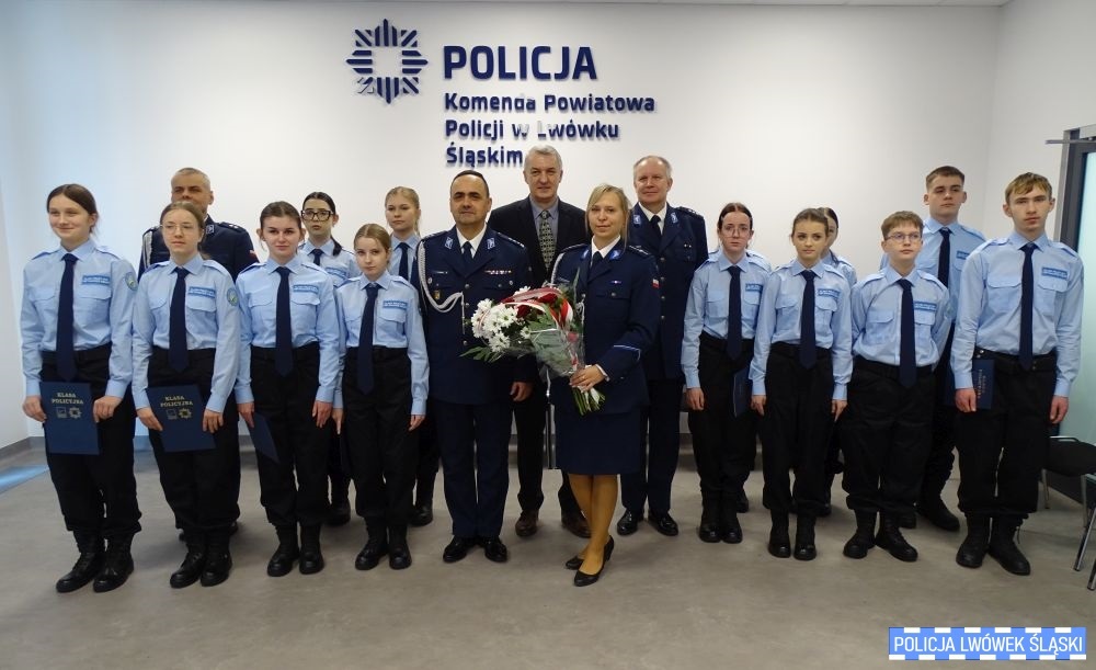 Uroczyste ślubowanie uczniów klasy mundurowej