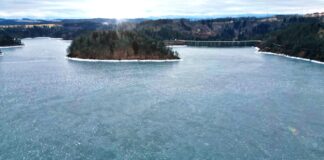 Trwa spuszczanie wody z Jeziora Pilchowickiego