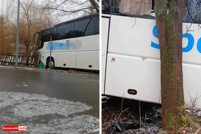 autobus wypadek