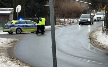 Wypadek koło Lwówka Śląskiego. Droga zamknięta.