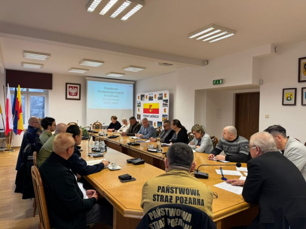 Powiat Lwówecki. Posiedzenie Powiatowego Zespołu Zarządzania Kryzysowego