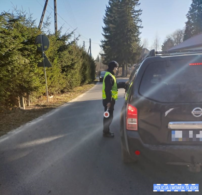 policja kontrola drogowa zima