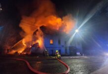pożar budynek świeradów ulica Górska 14