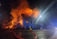 pożar budynek świeradów ulica Górska 14