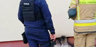 pożar remiza OSP Sobota