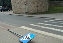 przejście dla pieszych w Lwówku Śląskim