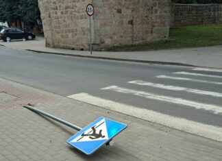 przejście dla pieszych w Lwówku Śląskim