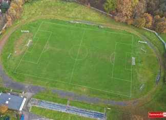 Burmistrz planuje modernizację stadionu Gryfa stadion Gryf Gryfów Śląski