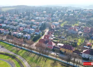 ulica Żwirki i Wigury w Lwówku Śląskim