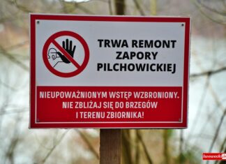 Zamykają zaporę Jeziora Pilchowickiego