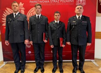 Uroczysta zbiórka z okazji mianowania funkcjonariuszy