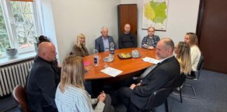 Spotkanie przedstawicieli Zarządu Zlewni w Lwówku Śląskim z reprezentantami Polskiego Związku Wędkarskiego - Okręgów w Zielonej Górze oraz Jeleniej Górze.Fot PZW Zielona