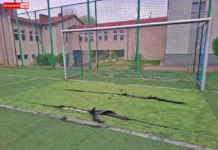 boisko orlik szkoła Lwówek zagrożenie dzieci