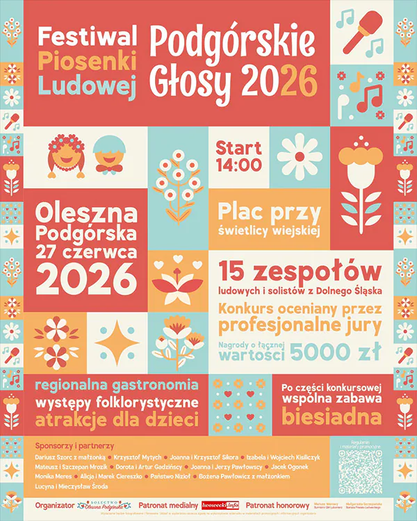 Festiwal Piosenki Ludowej – znamy zespoły 1 Festiwalu Piosenki Ludowej