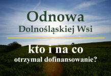 Dla kogo i na co pieniądze z programu Odnowy Dolnośląskiej Wsi Odnowa Dolnośląskiej Wsi