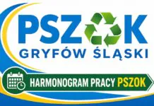 pszok gryfów śląski harmonogram pracy godziny otwarcia