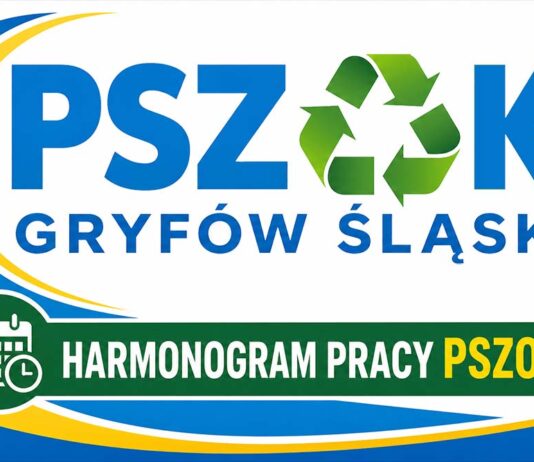 pszok gryfów śląski harmonogram pracy godziny otwarcia