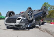 wypadek na autostradzie A4 4