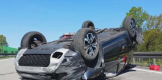 wypadek na autostradzie A4 4