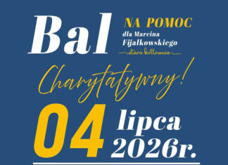 Zapraszamy na Bal Charytatywny dla Marcina bal plakat 1