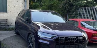 samochód audi sq7 kradzież