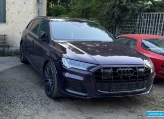 samochód audi sq7 kradzież