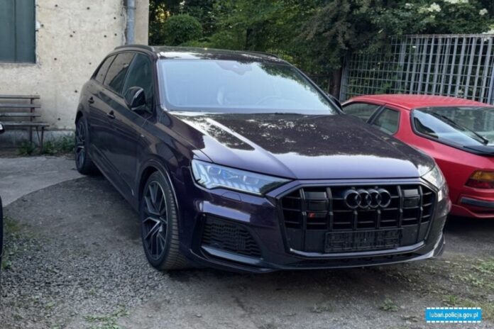 samochód audi sq7 kradzież