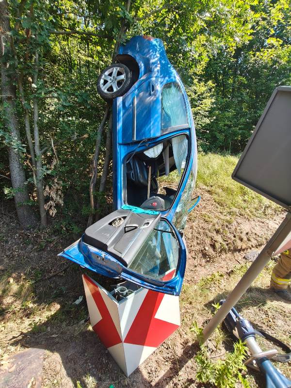 wypadek Brunow Peugeot 4