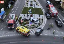 Wypadek na drodze wojewódzkiej. Utrudnienia na drodze