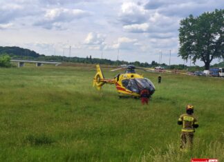 wypadek lwówek śmigłowiec 6