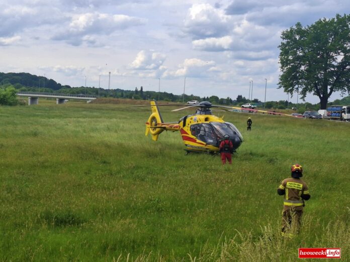 wypadek lwówek śmigłowiec 6