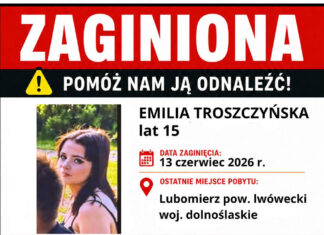Zaginęła 15- latka. Policja zwraca się z prośbą o pomoc zaginiona