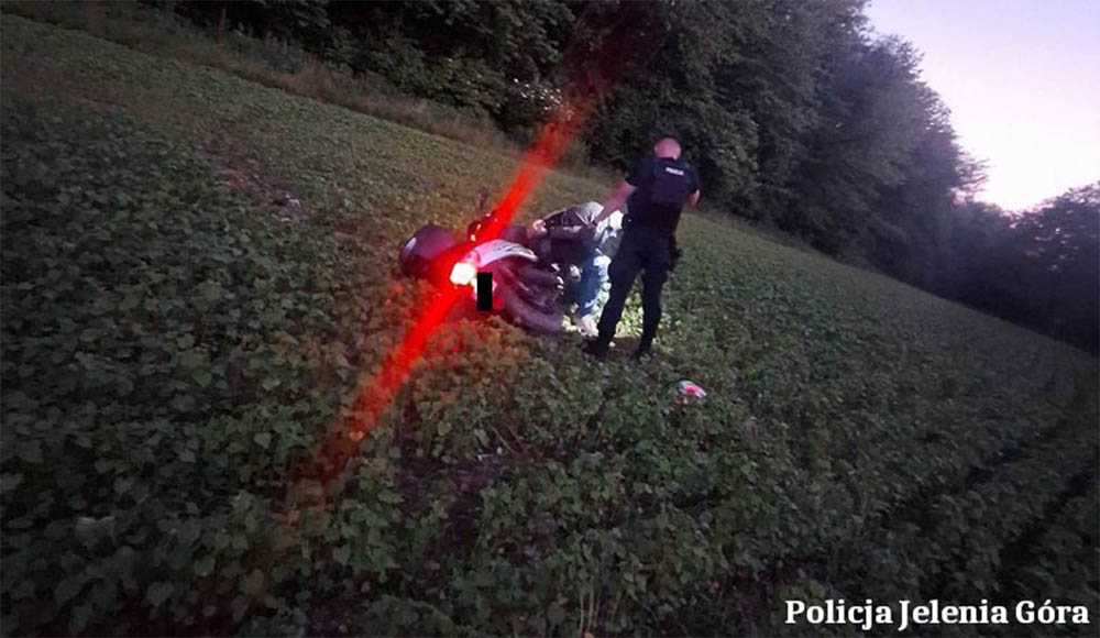 Na skuterze próbował uciec przed patrolem – dlaczego?